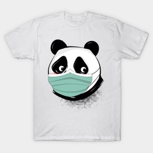 Panda bear with mask mask T-Shirt